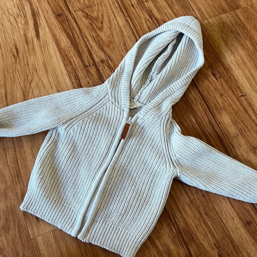 Goumi Grey Hoodie Size 9-12